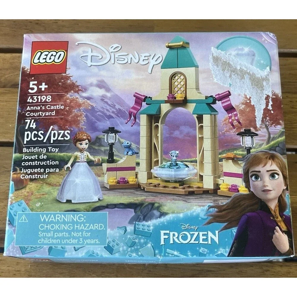 LEGO Disney‎ Frozen 43198 Anna’s Castle Courtyard 74pc Building Toy Set NEW